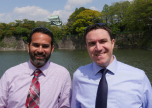 Paul Sapra, Upland Fab (left) with Ben Belzer, TCI Precision Metals