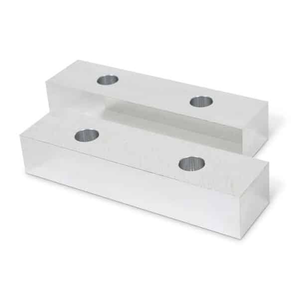 Machinable Vise Jaw for 8" Vise: 1.5"T x 2"W x 8"L - 6061 Aluminum